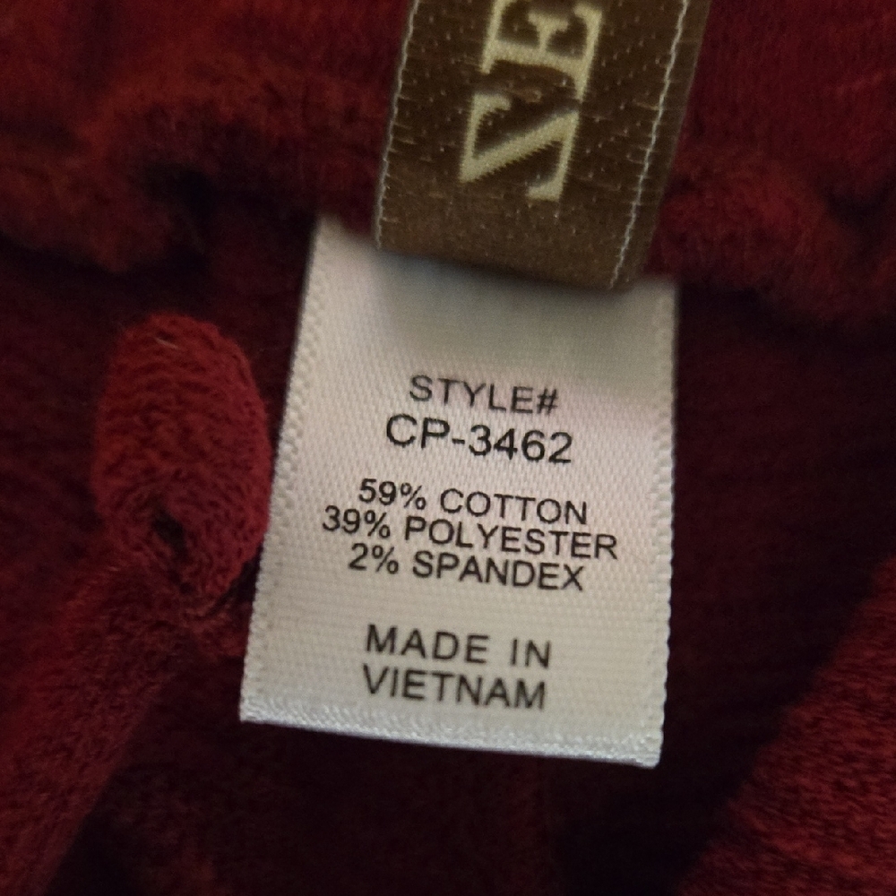 Z106 NWT Zenana Plus Slub Short Sleeve Tee and Lounge Pant Set Cabernet 1X 2X 3X - Picture 9 of 10